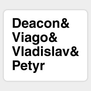 Deacon & Viago & Vladislav & Petyr - What We Do In The Shadows Magnet